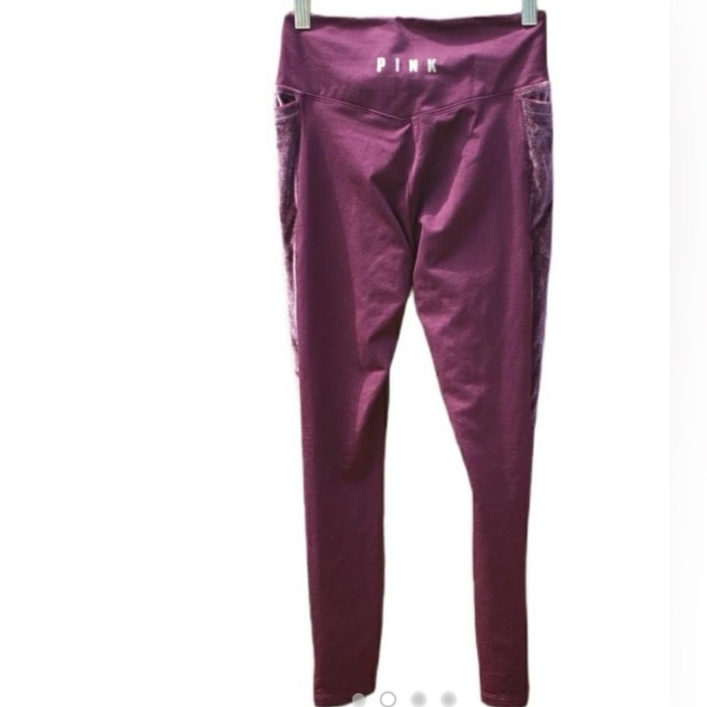 Pink Victoria’s Secret‎ Cozy burgundy leggings small